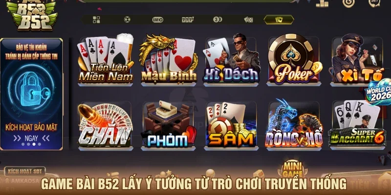 Những kinh nghiệm khi chơi sảnh bài tại B52